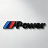 JYPK6 3D Aluminum M Power Logo Badge Sticker For BMW M3 M5 G30 F30 F31 E36 E87 E60 E46 E91 X1 X3 X5 E53 Car Decoration Parts