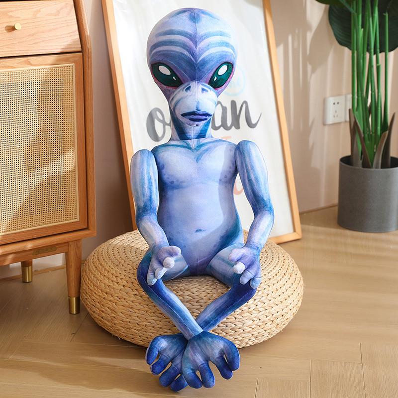 Articular Mobility Alien Plush Toy Stuffed Doll Home Decoration Cute Gift Kids