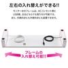 Подставка для монитора Sanwa Direct с 3 портами USB, 2 разъемами питания, ширина 60 см, глубина 20 см, черная столешница + 100-MR039BK