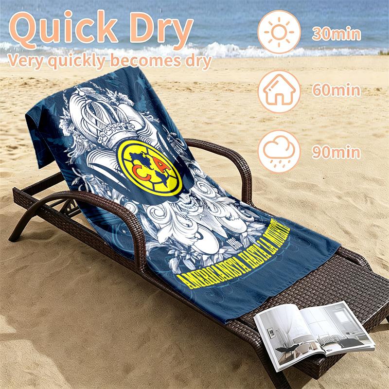 Club America Beach towels also serve as bath towels summer essential a musthave for the outdoors the beach and the pool