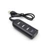 4-port USB2.0 Splitter Black