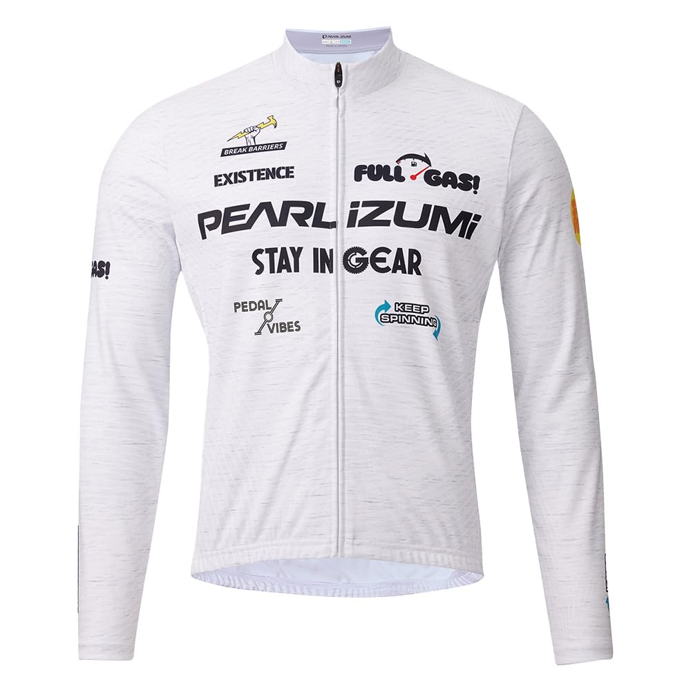 PEARL IZUMI велосипедная одежда 3455-BL Цветная джерси с принтом: 11 жемчужно-белый размер: L