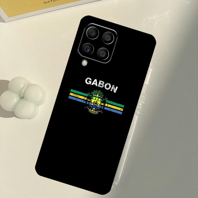 Габон Флаг Габона Для Samsung Galaxy M16 M06 M12 M55 M15 M35 M14 M34 M54 M11 M21 M31 M13 M33 M53 M32 M52 Чехол