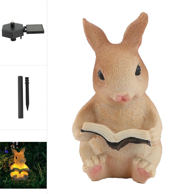 Солнечные светодиодные садовые колышки в виде совы Реалистичный уличный светильник Солнечный светодиодный светильник Уличный садовый декоративный светильник Водонепроницаемые солнечные светильники