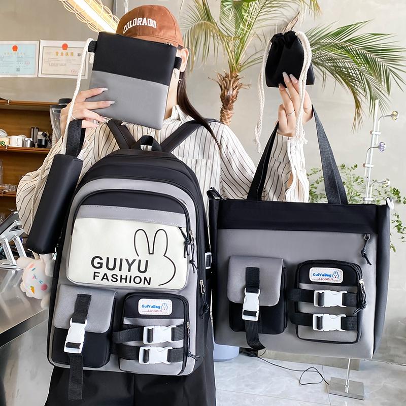 Набор школьных рюкзаков для учениц средней школы, рюкзак большой вместимости AVE