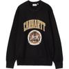 Carhartt WIP Мужская толстовка с графическим принтом, круглым вырезом и длинным рукавом I034521-89-XX