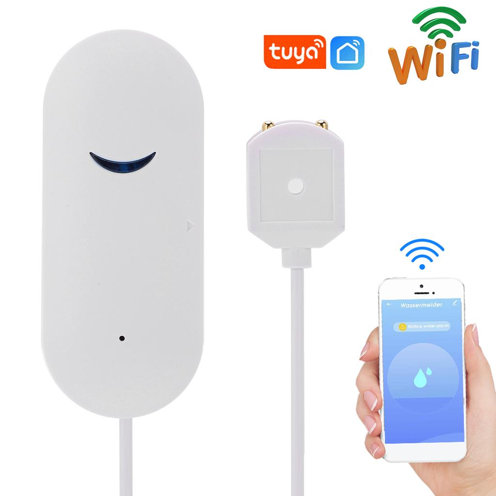 Smart Water Leak Detector Wifi for TUYA App Alarm Home Shop Office Warehouse School Security Device