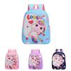 Cute Cartoon Unicorn Print Kids Backpack Large Capacity Breathable Nylon Schoolbag