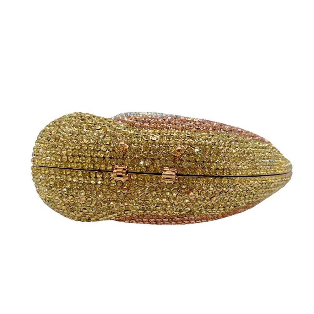 Элегантный 3D клатч «Лебедь» со стразами – Блестящая вечерняя сумка для европейских и американских банкетов