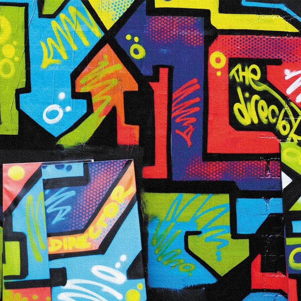Art Deli Pop Fabric Wall Art Panel, 57 x 57 cm
