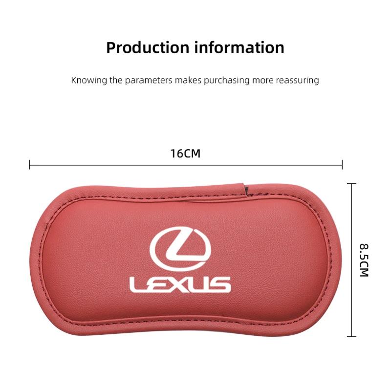 Leather Car Pillow Cushion Elastic Knee Pad Leg Pad Armrest pad Car Accessories For Lexus GS300 NX300 Ct200h ES350 ES300h IS300h ABP1