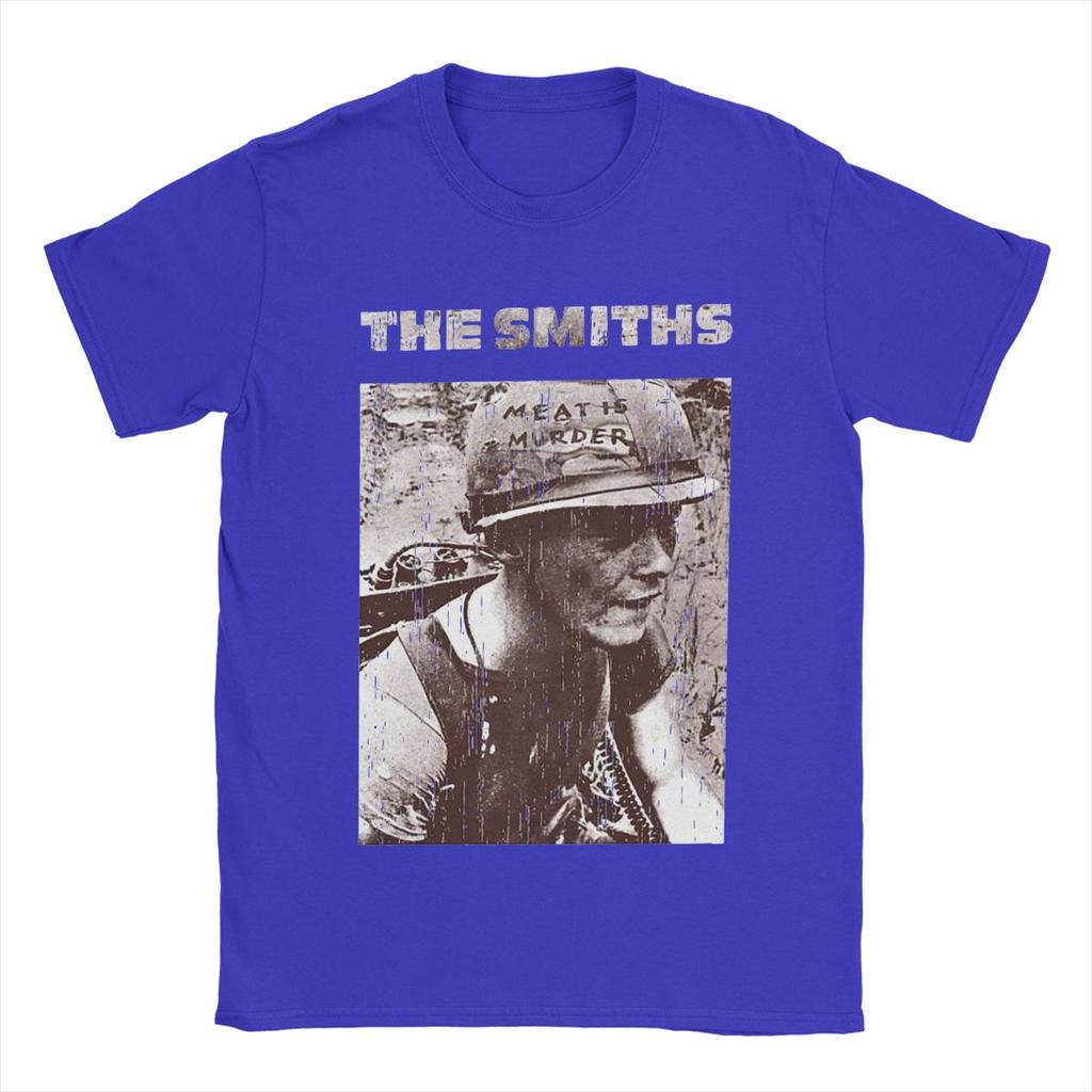 Мужские футболки The Smiths Meat Is Murder, 100% хлопок, новинка, футболка с коротким рукавом и круглым вырезом, классические футболки