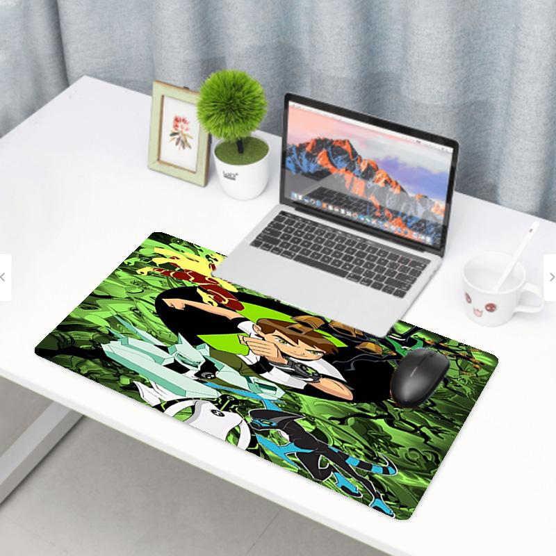 Ben 10 Cartoon Print Mouse Pad, Anti‑Slip Desktop keyboard Mat, for PC Laptop Gaming Working Daily Use, Cool Festival Surprise Gift
