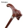 Red Wood Bat Head Wooden Fashion Walking Stick Decorative Cospaly Cane Halloween Mace Crutch  Wand Crosier 93cm