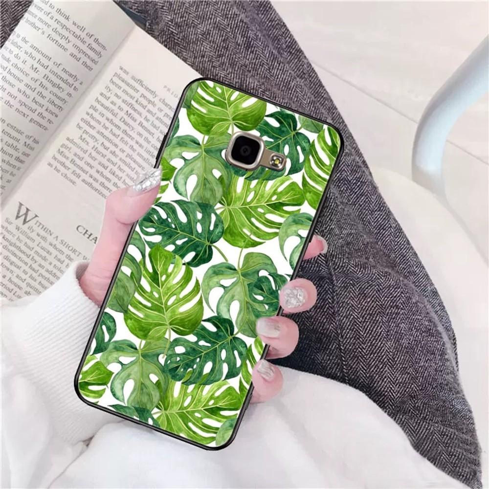 Чехол для телефона Leaves Monstera Green для Samsung A 10 11 12 13 20 21 22 30 31 32 40 51 52 53 70 71 72 73 91 13 Shell