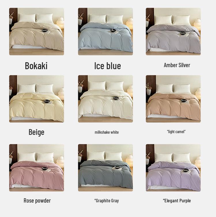 Однотонный стираный хлопковый пододеяльник, Отдельный предмет, 100% хлопок, Доступен в размерах 150x200 и 200x230
