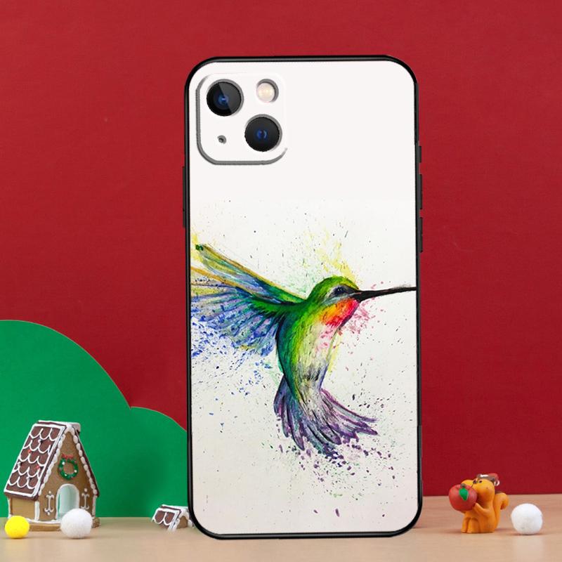 Чехол Колибри для iPhone 15 12 14 Pro Max 11 13 Mini Plus XR X XS Max Задняя крышка телефона