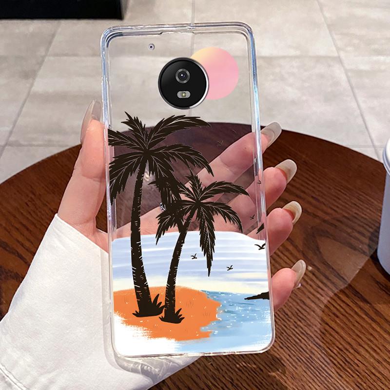 Case For Motorola Moto G5/Moto G5 Plus/Moto X 2017/Moto G5S/Moto G5S Plus Clear Silicone Soft TPU Cover Cute Cat Protective Case