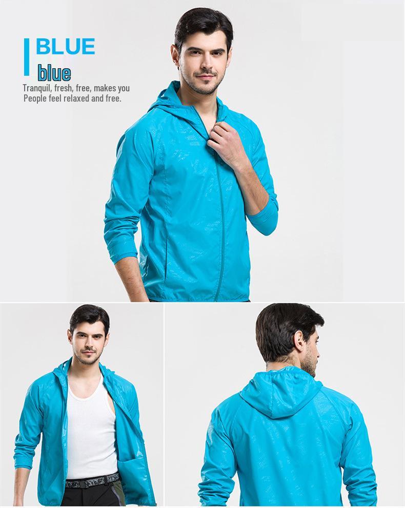 Унисекс Куртка-ветровка для защиты от солнца для улицы с вышитым логотипом на заказ для тимбилдинга