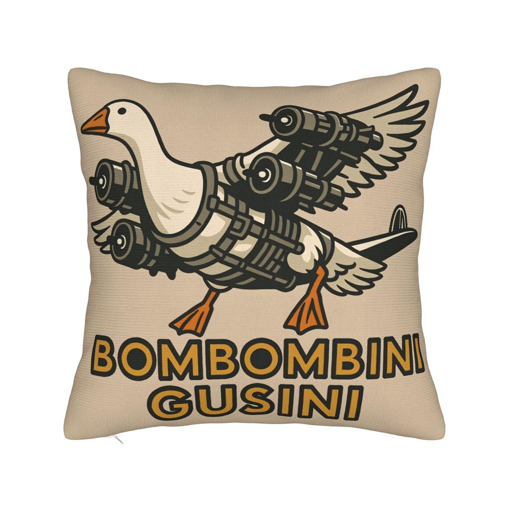 Pillow Case Italian Brainrot Meme Print Pillow Cover For Office Car Home Decor Retro Trendy Pillowcases