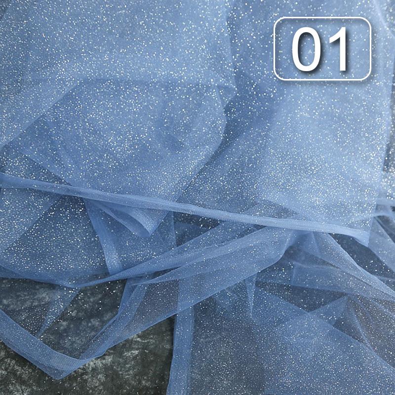 1 метр блестящей тонкой пудры фатиновая ткань мягкая блестящая пайетка блестящая сетчатая ткань для вечеринки свадебное платье вуаль фон пряжа