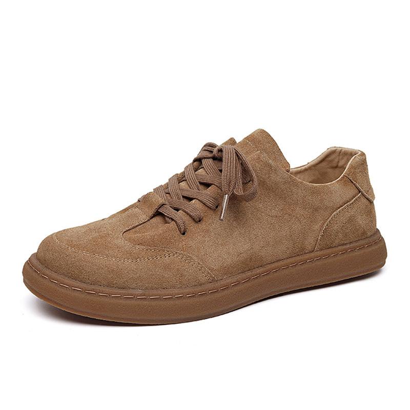 Lace-Up Classic Leather Shoes Men'S Comfortable Retro Men'S Shoes German Training Shoes Men'S Casual Commuting British Style Board Shoes