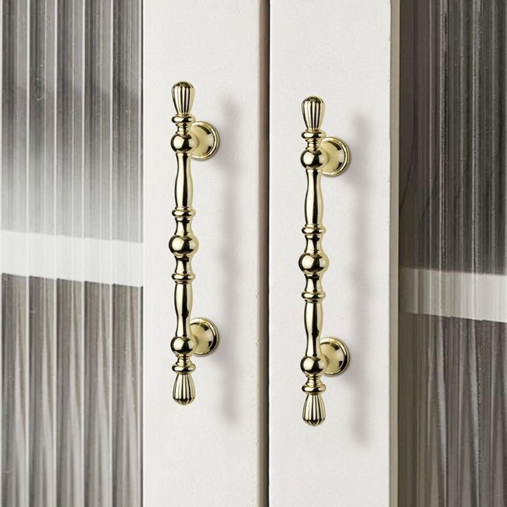 Nordic Style Wardrobe Door Handle Zinc Alloy Furniture Handle Door Pulls Wardrobe Drawer