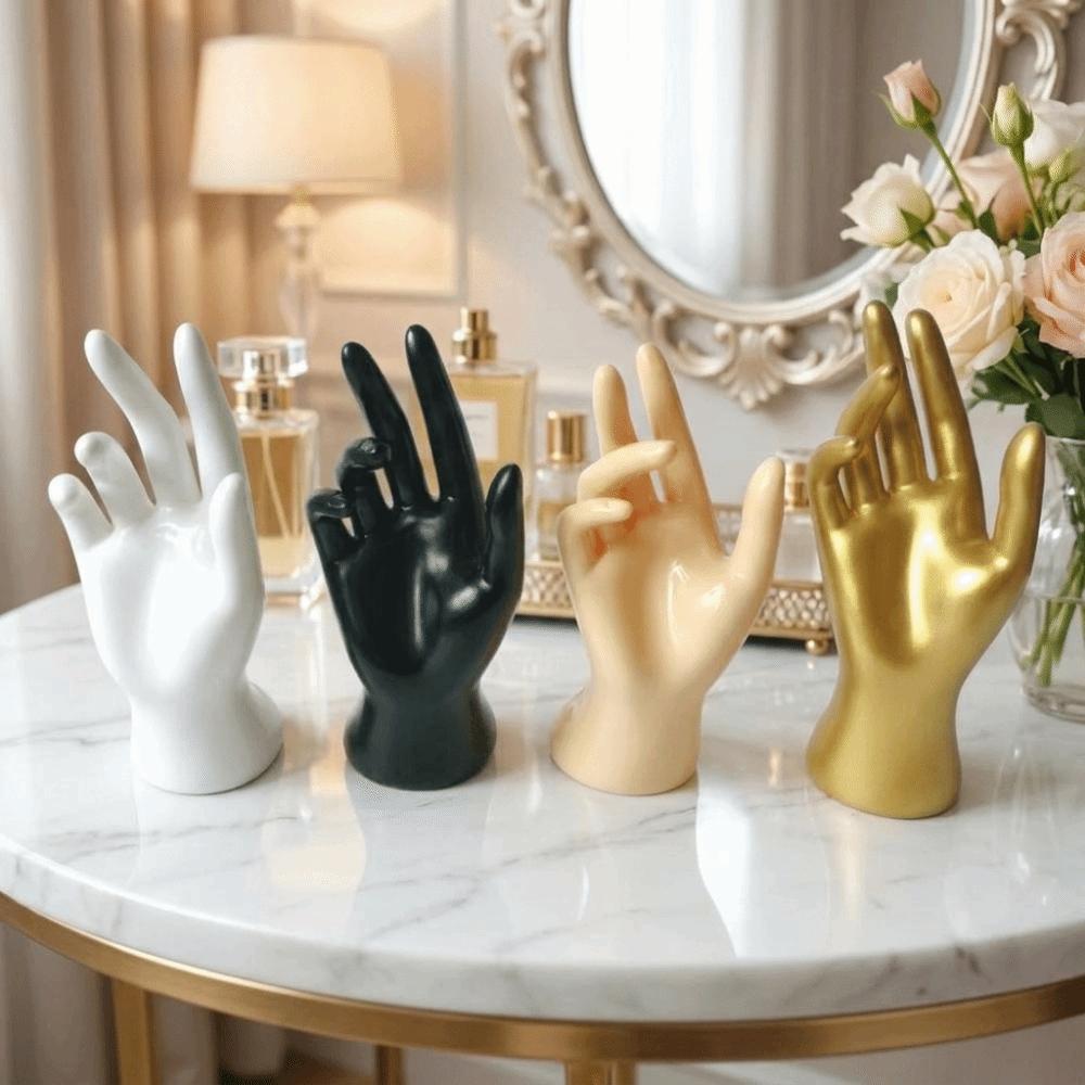 Elegant Mannequin Hand Model Realistic Ring Organizer Jewelry Photography