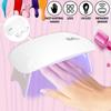 Mini Nail Polish Glue Drying Baking Lamp USB Interface Folding Mouse Phototherapy Lamp Small Nail Lamp Mini Rechargeable 6 LEDs UV Manicure