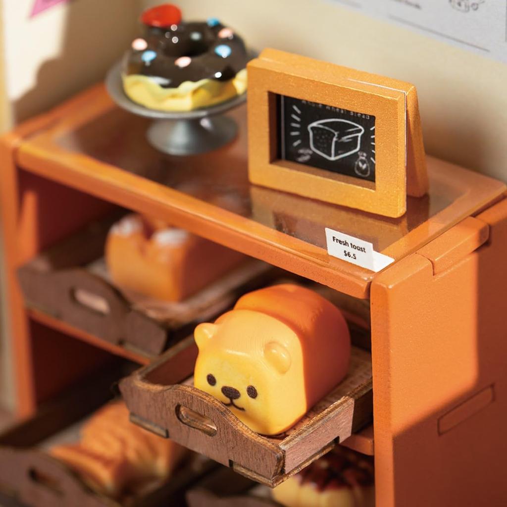 Руководство по эксплуатации на японском языке Robotime DIY Miniature House Dollhouse no Tsukurunsu® [Официальный продавец/включен японский язык] (Пекарня Мори)