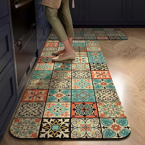 Новый нескользящий коврик для чая из диатомовой грязи в китайском стиле: Абсорбирующая, противоожоговая кухонная сливная и изоляционная прокладка