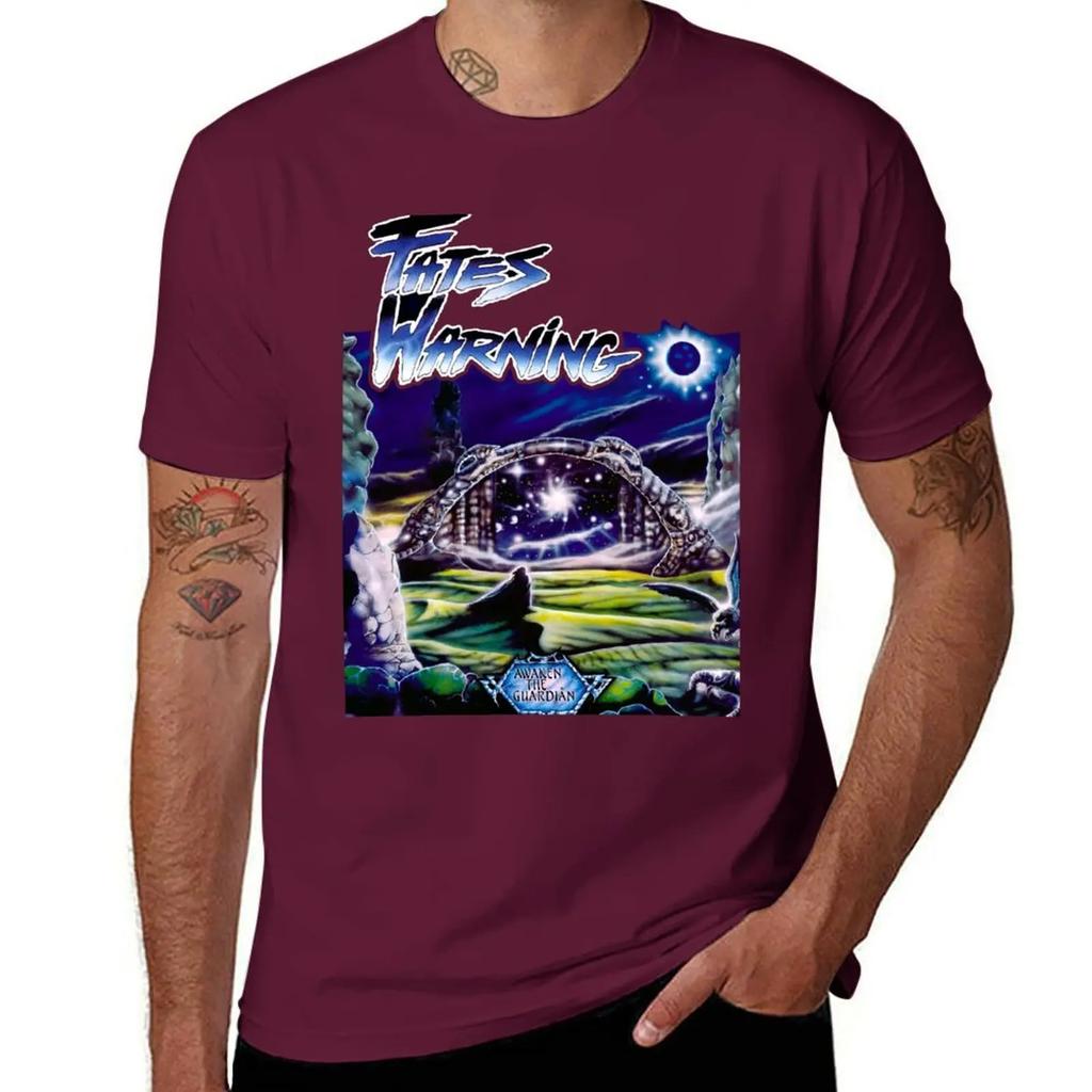 Fates Warning Awaken The Guardian T-Shirt anime stuff customs mens fashion