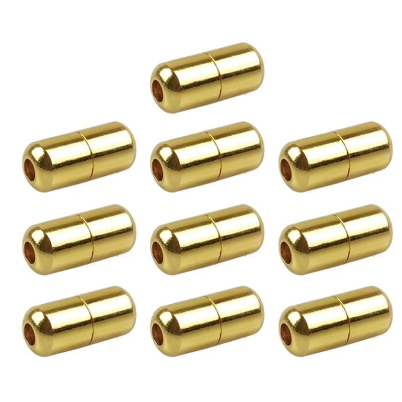 10Pcs Elastic Laces Clasps Metal Capsule Lock Buckles Tip Ends Lazy Shoelace No Tie Shoelaces Tieless Accessries