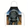 1pc of Apron, Breathable Workwear for Household And Dining, Kitchen Apron with Cartoon Cat Design