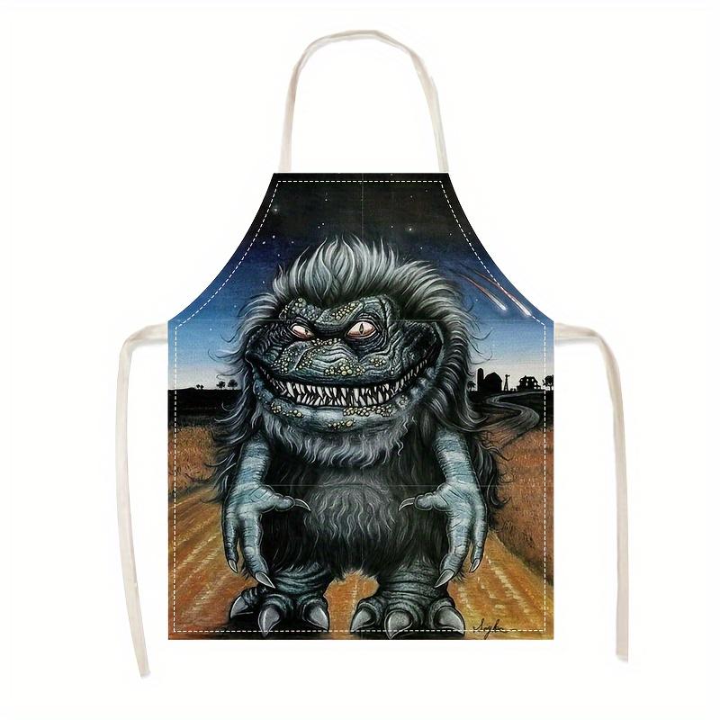 1pc of Apron, Breathable Workwear for Household And Dining, Kitchen Apron with Cartoon Cat Design