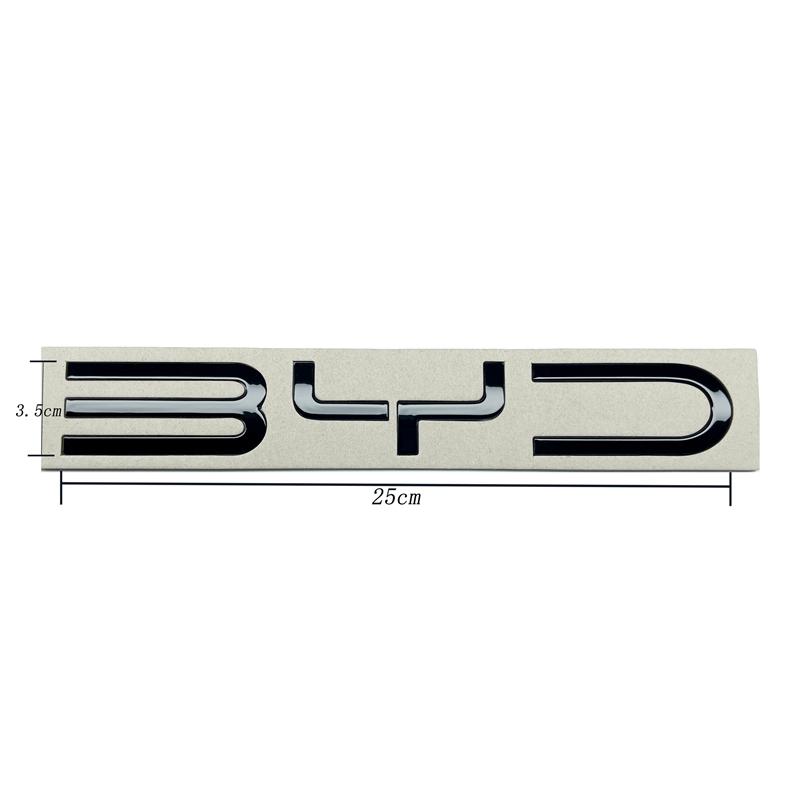 3D Хромированный Черный Логотип ABS Буквы Значок BYD Наклейка Наклейка На Багажник Автомобиля Для BYD SEAL QIN HAN SONG Plus ATTO3 SEAL U Аксессуары