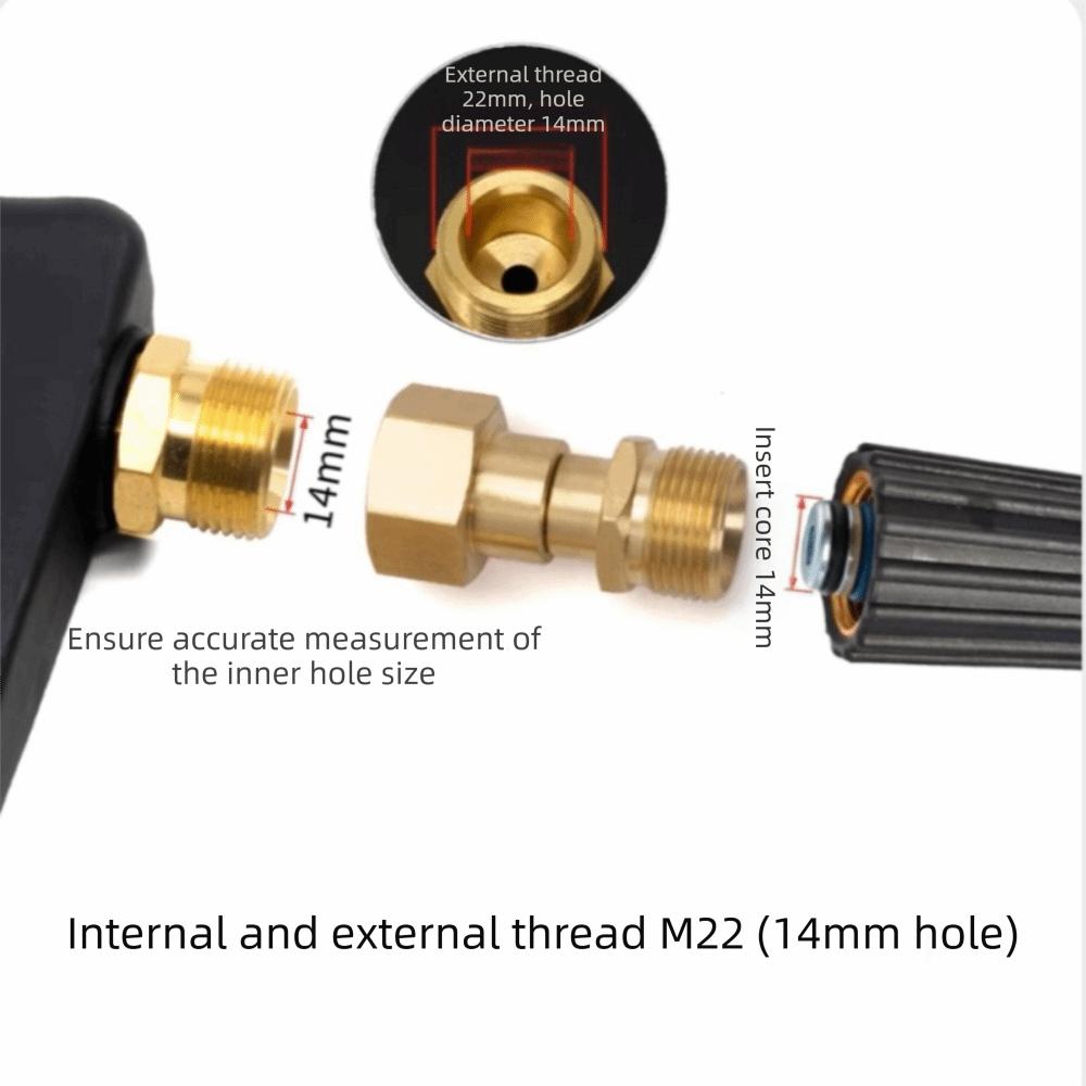 Brass Hose Connector Quick Swivel Joint Connector  Pressure Washer Hose Accessories