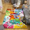 1Pc Pokmon Team Colors Rug, Office Carpet Indoor Outdoor Doormat, Non-Slip Soft, Living Room, Christmas Halloween Gift M929419