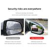 JOT2 2Pcs Car Rearview Mirror Rain Cover Snow Sun Visor Shield For Jeep Grand Cherokee Wrangler JK Gladiator Compass Renegade Wagonee