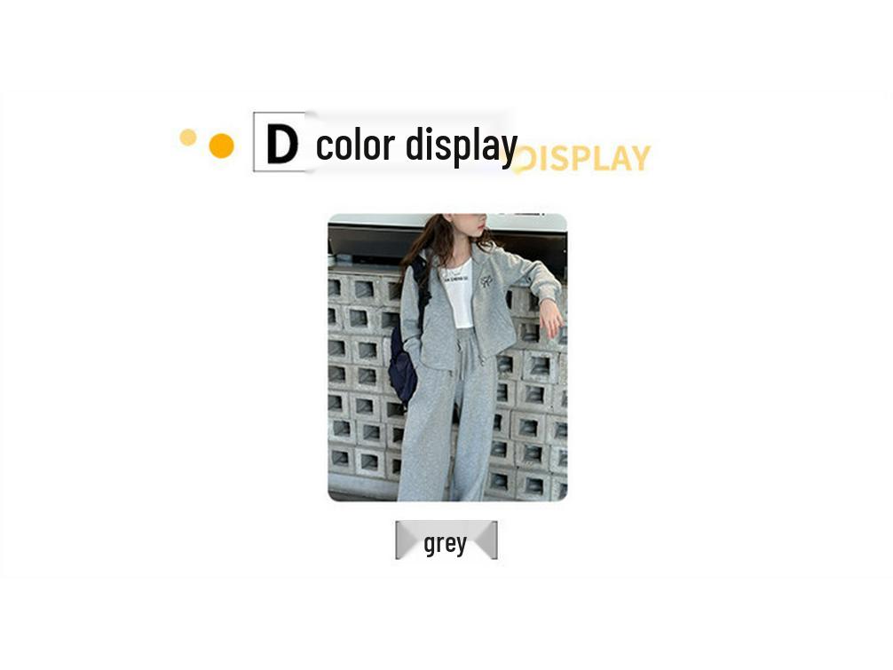 Модный повседневный комплект-двойка для девочек на весну и осень 2025 года: Модная детская одежда для девочек-подростков