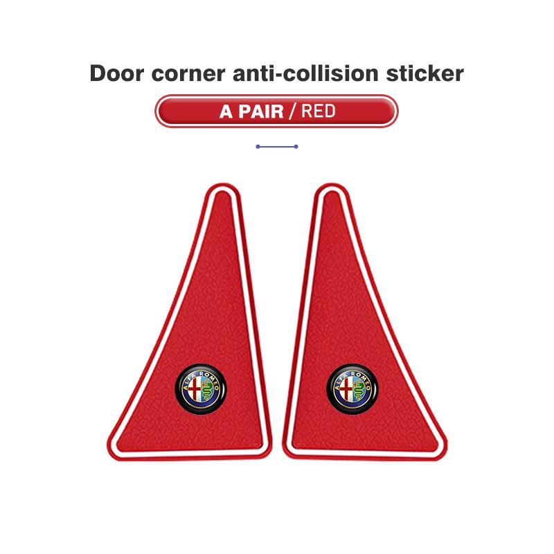 QWAKL1 2026 Hot Alfa Romeo Car Door Corner Cover Anti-collision Protection Sticker For Alfa Romeo Giulietta GT 159 147 156 Mito Brera G