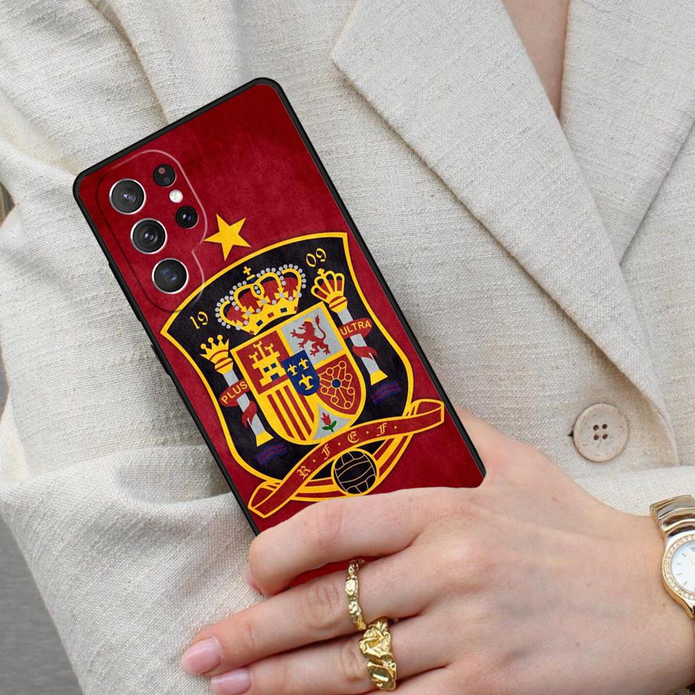 Чехол для телефона с гербом Испании для Samsung Galaxy S26 Ultra S25 S24 S23 S22 S21 S20 Note10