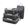 4 Set Travel Packing Cubes Compression Packing Cubes for Suitcase Luggage Cubes Suitcase Organizer Bags Travel Essential