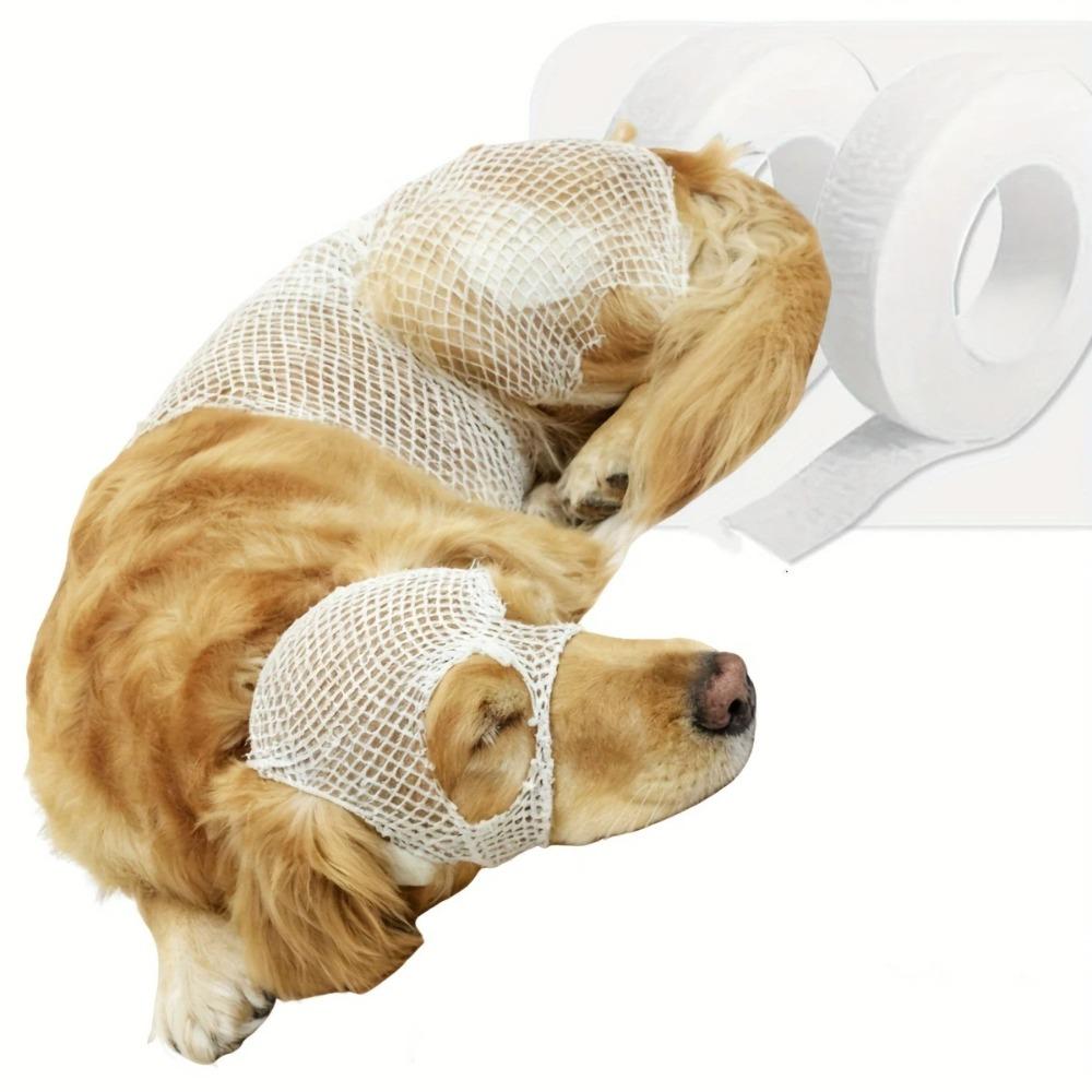 Elastic Pet Protection Cover Breathable Knee Paw Net Sleeve Pet Mesh Bandage Spayed Pet