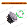LED Car Rearview Mirror Welcome Shadow Light For Jeep Compass CHEROKEE Trailhawk Limited Laser Ghost Projection Logo Puddle Lamp