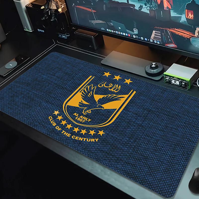 Al Ahly Sporting Club Print Cushion Non-slip Laptop Tablet Big Mousepad XXL Mat Mini PC Playmat With Lock edge