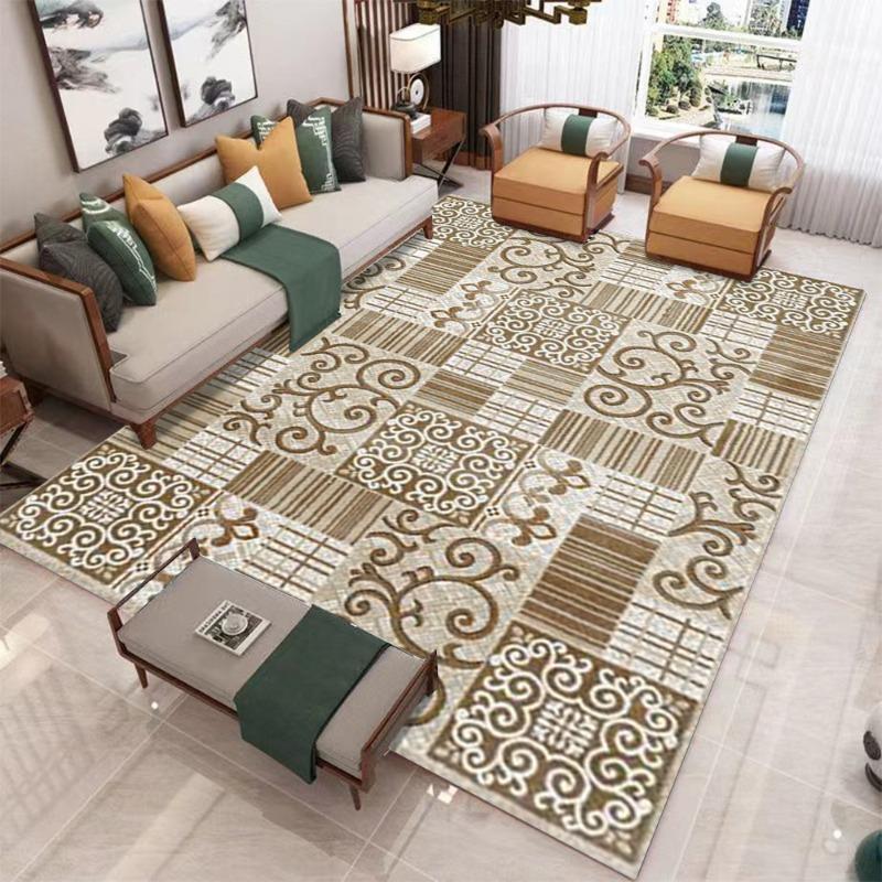 Light Colored Series Bohemian Ethnic Style Living Room Decoration Carpet Bedroom Bedside Carpet Leisure Balcony Sofa Cushion