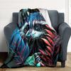 1PC Raccoon Print Blanket - Soft Warm All-Season Throw for Sofa, Bed, Car, Office, Throw For Sofa yy250916126
