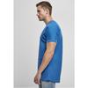 T-shirt - Urban Classics - Long Shaped Turnup Tee - Bleu - 100% Coton - Coupe Loose