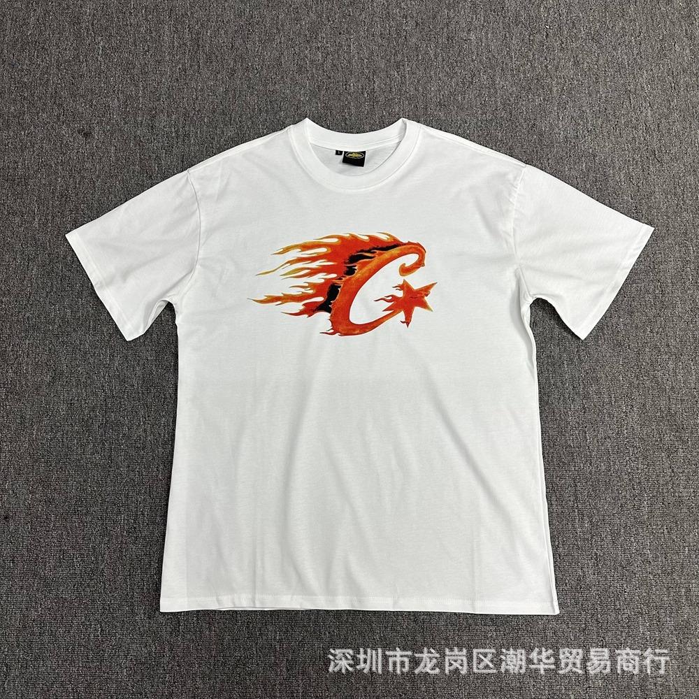 Cross-border Corteiz tide brand Alcatraz summer retro printing men's and women's trend loose casual short-sleeved T-shirt